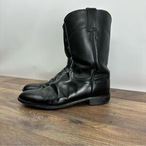 Justin Boots Black Classic Western Boots
